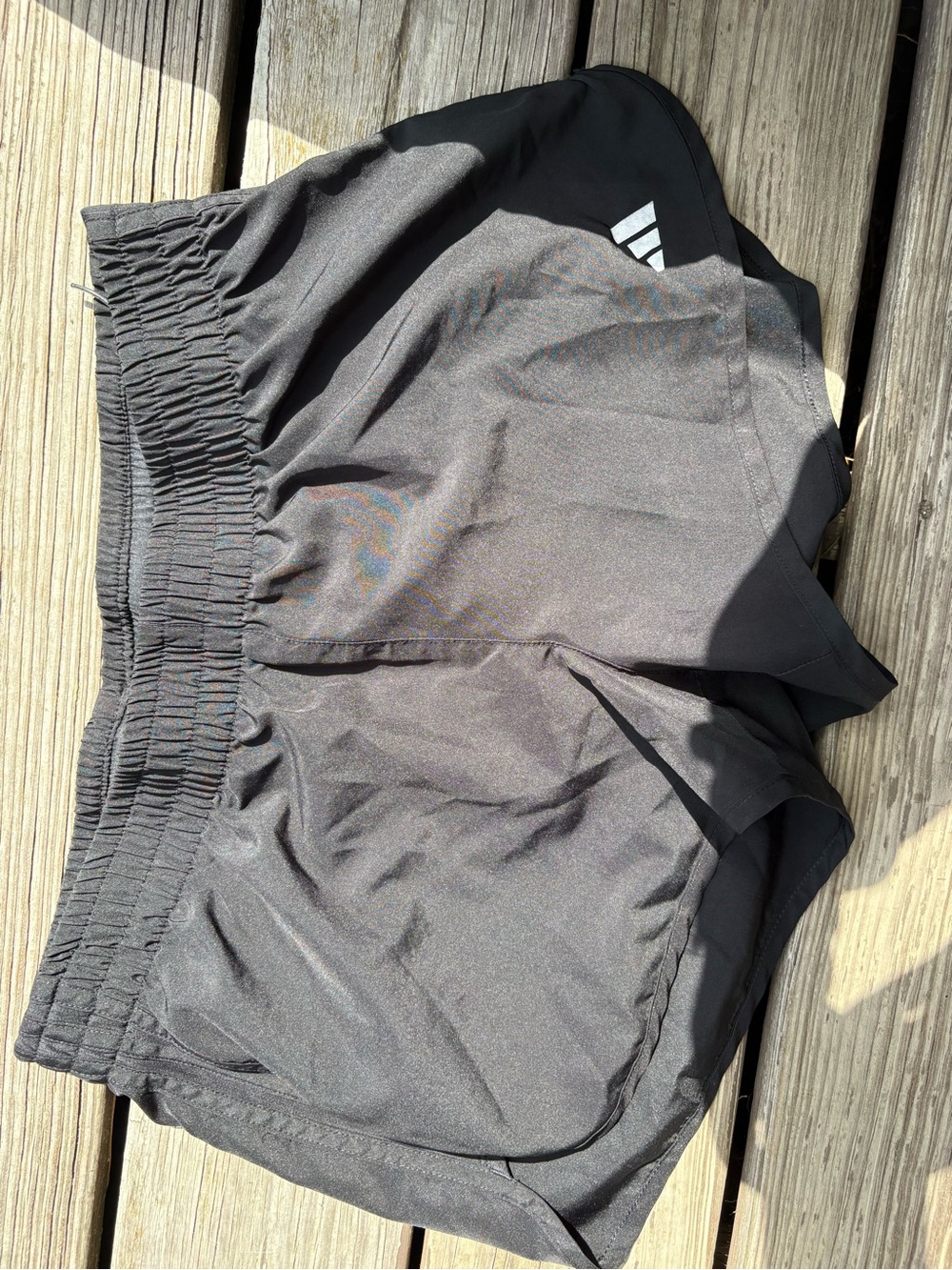 Adidas Black Athletic Running Shorts